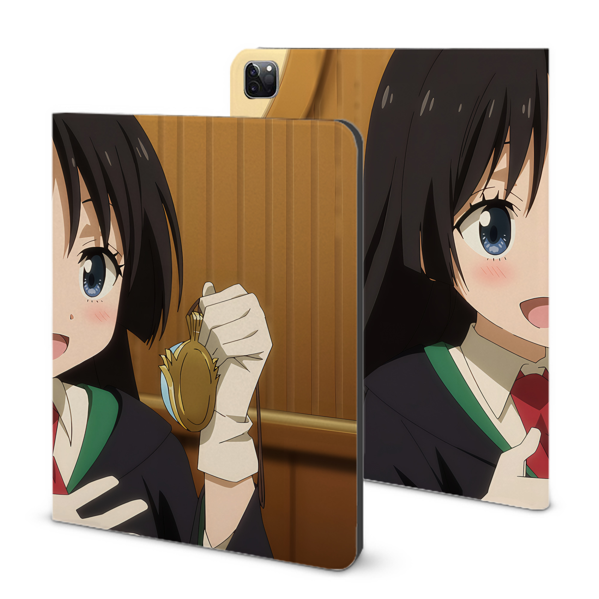 （画像用） 転スラ Regarding Reincarnated to Slime IPad ケース ブック型 PUレザー TPU 耐衝撃 軽量 薄型 ペン収納なし 全面保護 IPad 各モデル対応